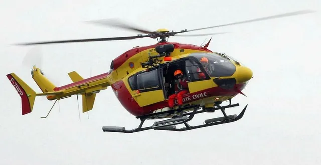 photo  un homme de 34 a été héliporté dans un état grave au centre hospitalier d’alençon (orne), après un accident de moto tout-terrain, à la chapelle-montligeon.  &copy;  ouest france 