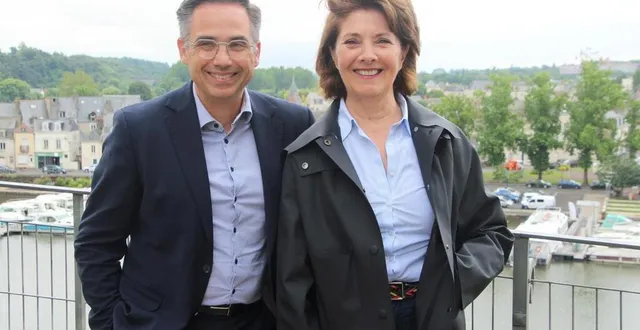 photo  sylvie casenave-péré (à droite) se présente sous l’étiquette ensemble avec nicolas leudière (à gauche) comme suppléant.  &copy;  le maine libre 