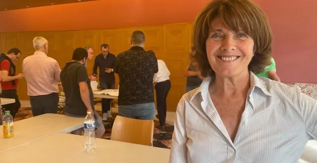 photo  sylvie casenave-péré (ensemble) est arrivée en troisième position dans la quatrième circonscription de la sarthe, quelques voix derrière elise leboucher (nfp), ne sera pas candidate au second tour.  &copy;  le maine libre 