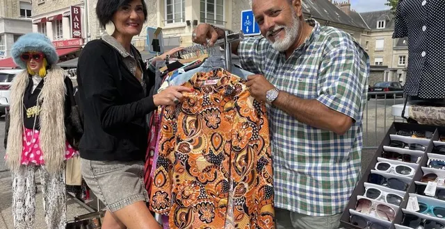 photo  depuis le printemps 2024, cathy surais et daniel bec ont un étal sur le marché d’argentan.  &copy;  ouest-france 