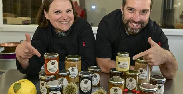 photo  corinne fiorilla et fabien meignan sont les gérants de la fée confiture, installée à bonnétable, qui vient de recevoir la médaille d’argent au championnat de france des artisans confituriers.  &copy;  archives le maine libre - yvon loué 