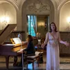 photo  diana higbee, chanteuse lyrique et fondatrice du festival musica, en concert au château de malicorne près du mans (sarthe). 