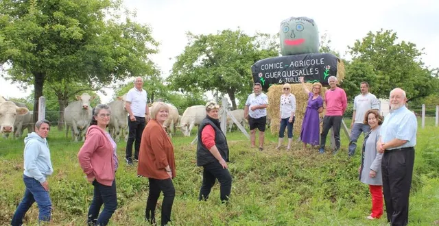photo  rendez-vous samedi 6 juillet 2024, dans un herbage de la famille prieur, route de chambois.  &copy;  ouest-france 