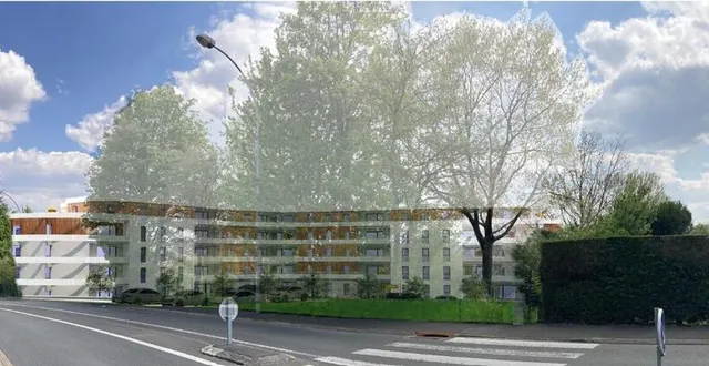 photo  vue de ce à quoi devrait ressembler la future résidence intergénérationnelle et inclusive, qui sera construite rue alfred-de-vigny, au mans (sarthe).  &copy;  sophia amenagement 