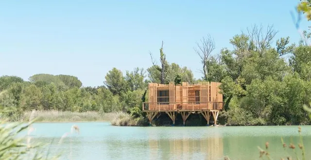 photo  cabanes nature et spa envisage la construction de 29 cabanes sur le site du moulin de l’abbaye d’etival, à chemiré-en-charnie.  &copy;  coucoo 