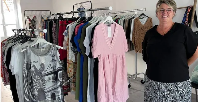 photo  la boutique de fred occupe toute la semaine le local éphémère de la commune, à côté de l’église, au theil.  &copy;  ouest-france 