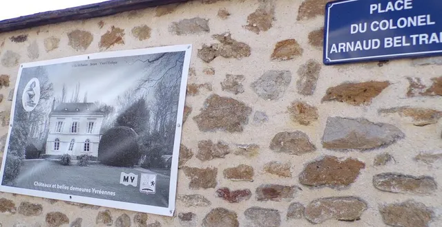 photo  exemple de carte postale géante.  &copy;  le maine libre 