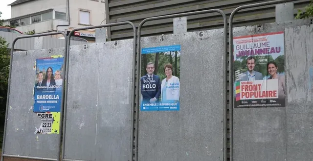 photo  trois candidats seront aux prises dimanche au second tour dans la 7e circonscription de maine-et-loire : clémence lascaud (rn), philippe bolo (modem, ensemble !) et guillaume jouanneau (ps, nouveau front populaire).  &copy;  ouest-france 