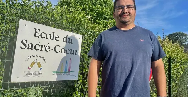 photo  après dix ans passés à l’école du sacré-cœur de juigné-sur-sarthe, alexandre homet va prendre une autre direction dans une école de la flèche.  &copy;  ouest-france 