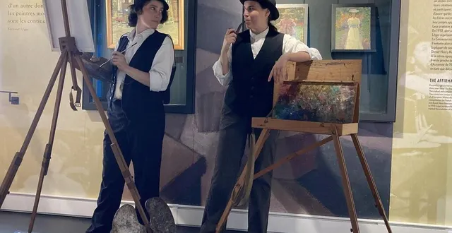 photo  la compagnie auloffée proposera deux déambulations théâtrales autour des œuvres de fernand léger et andré mare.  &copy;  musée fernand-léger 