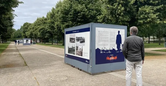 photo  l’exposition « libération 1944 : leclerc à alençon » est visible dans le parc des promenades jusqu’au 12 septembre.  &copy;  ouest-france 