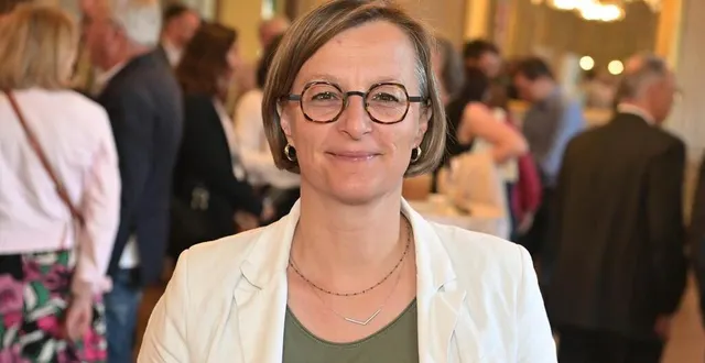 photo  stella dupont, lors de la soirée électorale après le second tour des élections législatives anticipées, dimanche 7 juillet 2024.  &copy;  ouest-france 