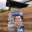 photo après le second tour des élections législatives, les espoirs des électeurs rn se sont effrités… à l’exemple de cette affiche à évaillé.