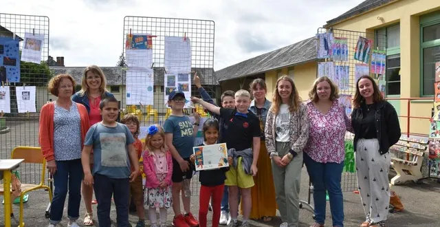 photo  le dernier jour d’école, un diplôme venait saluer tout ce travail d’équipe réalisé durant l’année.  &copy;  le maine libre 