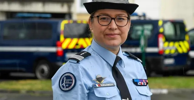 photo  la colonelle virginie giudici, 43 ans, commande depuis le 1er juillet 2024 les 717 gendarmes du groupement de maine-et-loire.  &copy;  co - laurent combet 