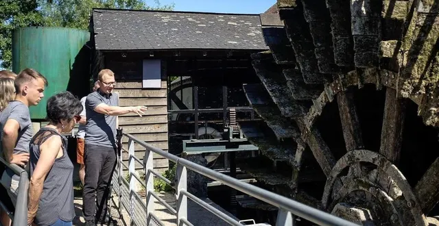 photo  les visites de thomas brochard reprennent au moulin de la bruère, à la flèche à partir du 10 juillet 2024.  &copy;  archives ouest-france 