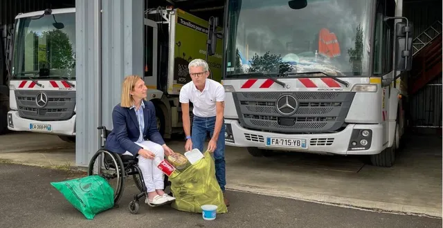 photo  la collecte de déchets se fera au porte-à-porte, toutes les deux semaines à partir de 2025 dans la communauté de communes.  &copy;  ouest-france 