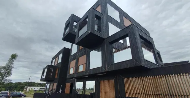 photo  la résidence brocéliande dispose de 18 logements aménagés, dans la zac belle-chasse, au mans  &copy;  . 
                     ouest-france 