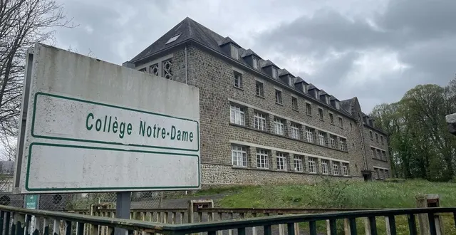 photo  le collège notre dame de briouze, dans l’orne avait fermé ses portes en 2022.  &copy;  ouest-france 