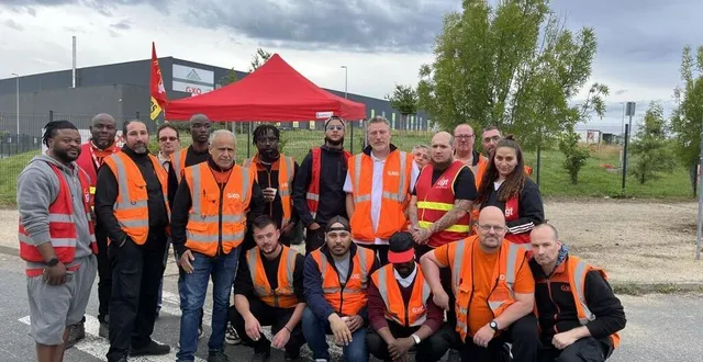 photo  après quelques heures de mobilisation, jeudi, les salariés de la plateforme gxo, ont reçu la certitude qu’ils ne perdront pas leur travail après la fermeture du site prévue en décembre 2024.  &copy;  ouest-france 