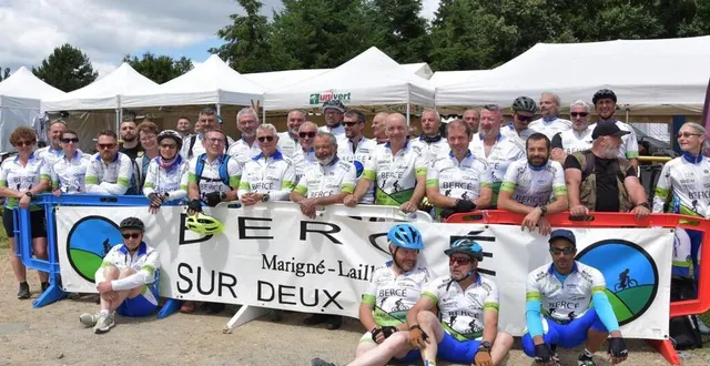 photo  six équipes du club bercé sur deux roues ont participé aux 24 heures vtt.  &copy;  ouest-france 