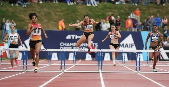 photo  maena drouin était présente dans la finale des championnats de france élites à angers.  &copy;  archives courrier de l’ouest - josselin clair 