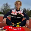 photo  sandrine lagrée sera le relais de la flamme olympique ce lundi 15 juillet 2024 à 12 h 40 dans le xiiie arrondissement de paris. 
