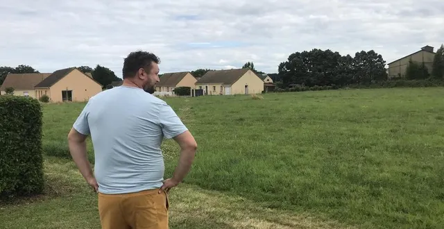 photo  le bailleur sarthe habitat va construire 38 logements sur ce terrain à la chapelle-d’aligné à partir de 2025.  &copy;  le maine libre 