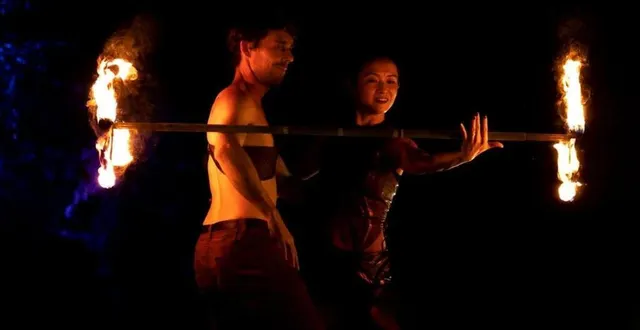 photo  les fire nomads se produiront tout au long de l’été, à l’occasion des nocturnes du street art parc.  &copy;  les fire nomads 