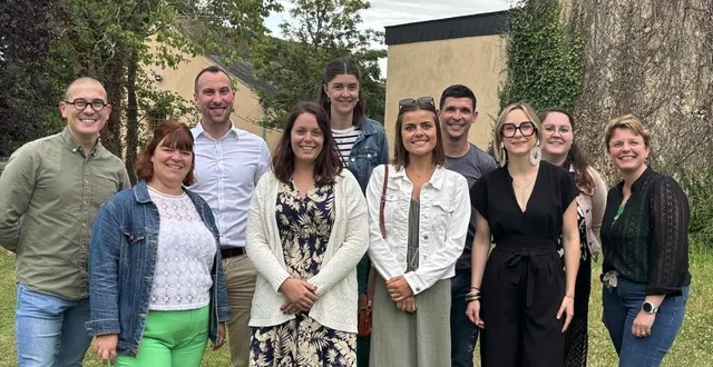 photo  les membres du bureau d’anim’en flèch se sont réunis pour une assemblée générale jeudi 11 juillet 2024.  &copy;  ouest-france. 