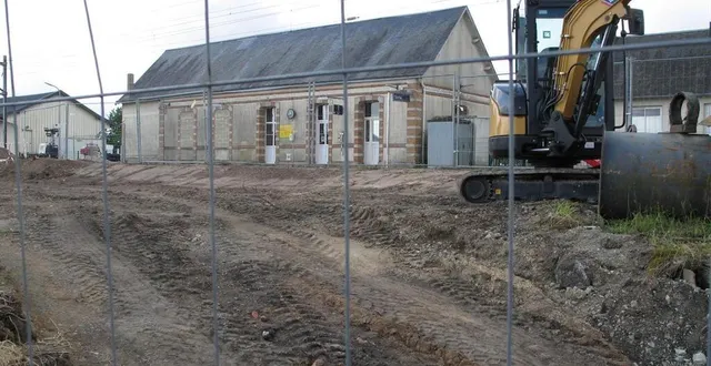 photo  des travaux pour améliorer le confort des usagers.  &copy;  le maine libre 