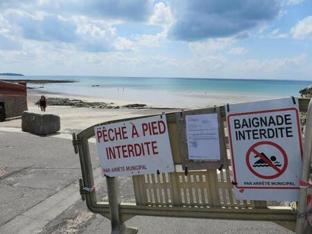 photo La pêche et la baignade sont interdites sur la plage d’Hacqueville depuis le lundi 15 juillet 2024. archives 