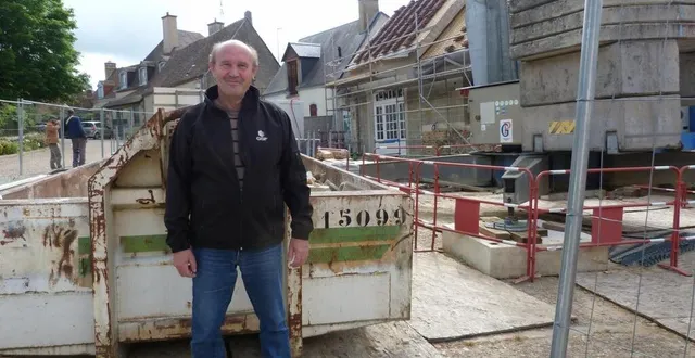 photo  jean dumur, maire de montmirail affiche son optimisme : « les travaux seront finis au printemps 2025 ».  &copy;  ouest-france 