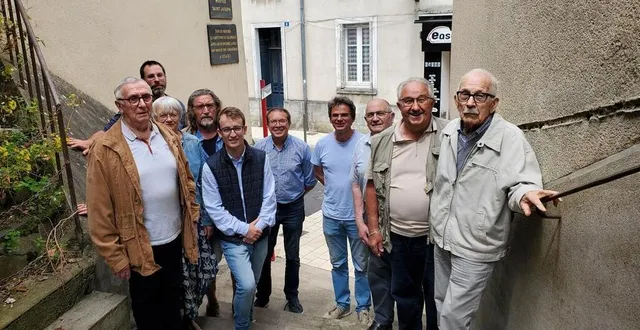 photo  segré, le 16 juillet 2024. dans la montée des 60 otages, la commission histoire de segré ainsi que les adjoints en charge de cette commémoration se sont réunis pour évoquer les principaux points.  &copy;  co – oscar lebreton 