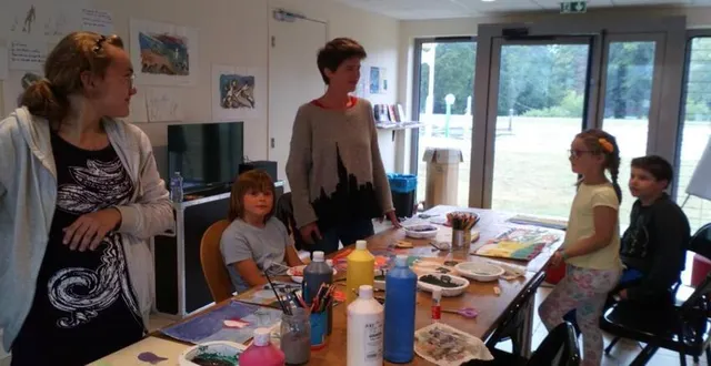 photo  ici, une animation d’illustration guidée par béatrice boutignon.  &copy;  ouest-france 