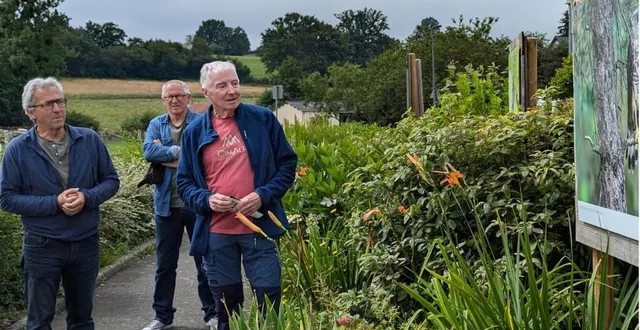 photo  bercé naturellement a inauguré son exposition photo extérieure et lancé ses animations.  &copy;  ouest-france 