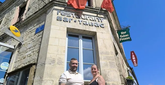 photo  patricia dos santos a racheté le relais d’m. son mari, daniel, sera le chef cuisinier de l’établissement.  &copy;  ouest-france 