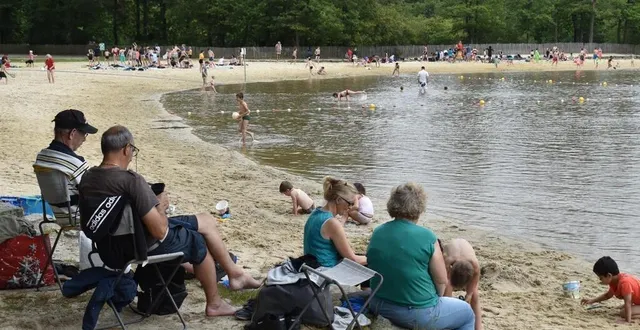 photo  le lac de sillé s’étant sur 32 hectares au milieu de la forêt.  &copy;  le maine libre 
