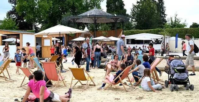 photo  alençon plage est de retour au parc des promenades, du 25 juillet au 27 août 2024.  &copy;  archives ouest-france 