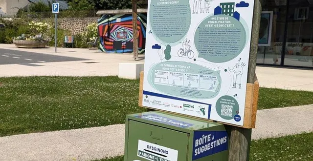 photo  la boîte à idées, place des 3 puits, à parigné-l’évêque.  &copy;  ouest-france 