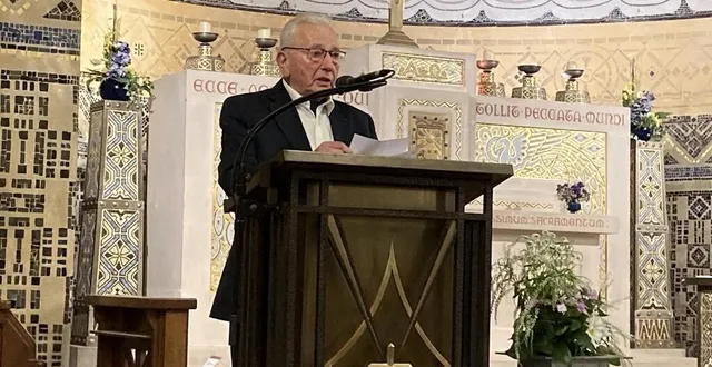 photo  jacques laurensou, président de l’association des amis de l’église saint-julien.  &copy;  ouest-france 