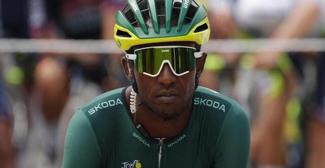 photo unless biniam girmay withdraws, he will win the green jersey of the tour de france points classification. © photo: stéphane mahé / reuters