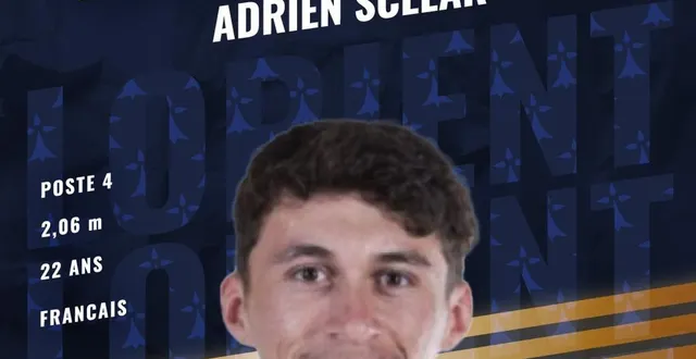 photo  après avoir connu le finistère et l’ille-et-vilaine, adrien sclear ouvre un nouveau chapitre de sa carrière dans le morbihan avec le cep lorient.  &copy;  cep lorient 