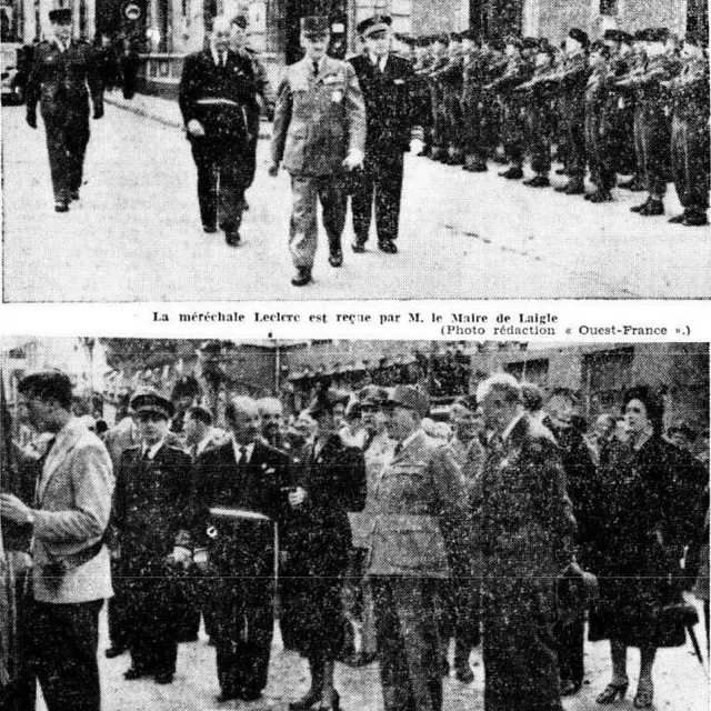 photo photographies publiées dans ouest-france au lendemain de l'inauguration du musée juin-44 de l'aigle.  ©  ouest-france