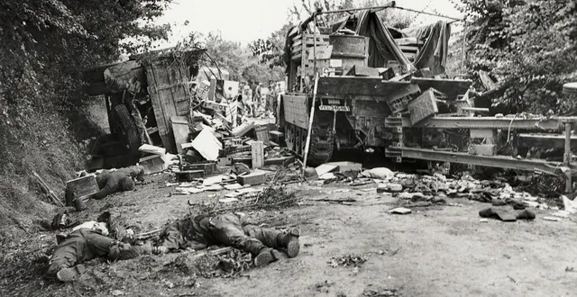 photo  peter murbe, pasteur protestant à lobnitz (allemagne), était artilleur dans la wehrmacht lorsqu’il participa aux combats pour la poche de falaise-chambois.  &copy;  archives nationales américaines 