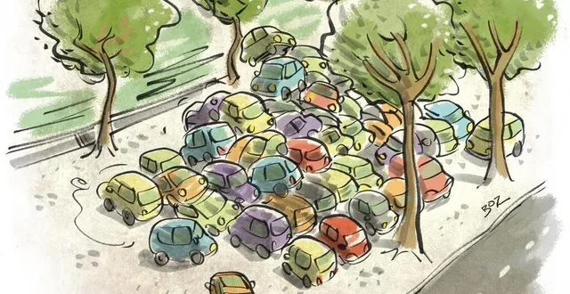 photo  tu sais que tu viens d’angers quand tu te gares au parking de la rochefoucauld.  &copy;  boz 