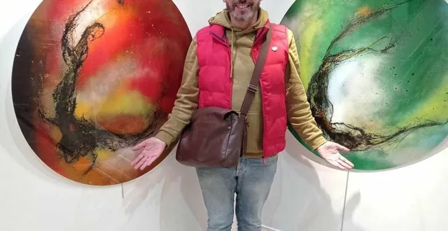 photo  franck hucher et ses nymphoses.  &copy;  ouest-france 