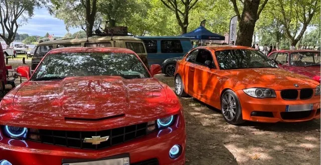 photo  plus de 500 voitures étaient exposées au mansigné legend motors, dimanche 21 juillet 2024.  &copy;  ouest-france 