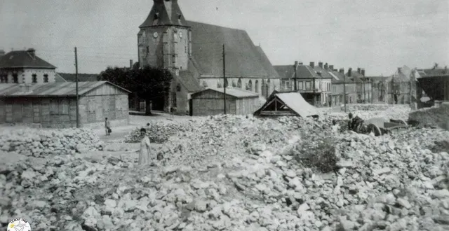 photo  tourouvre, dans l’orne, après le massacre perpétré par les ss le 13 août 1944.  &copy;  association les passeurs de mémoire 