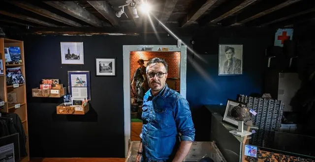 photo  romain bon a fondé le blackwater museum en 2011, à berjou, dans l’orne.  &copy;  martin roche / archives ouest-france 